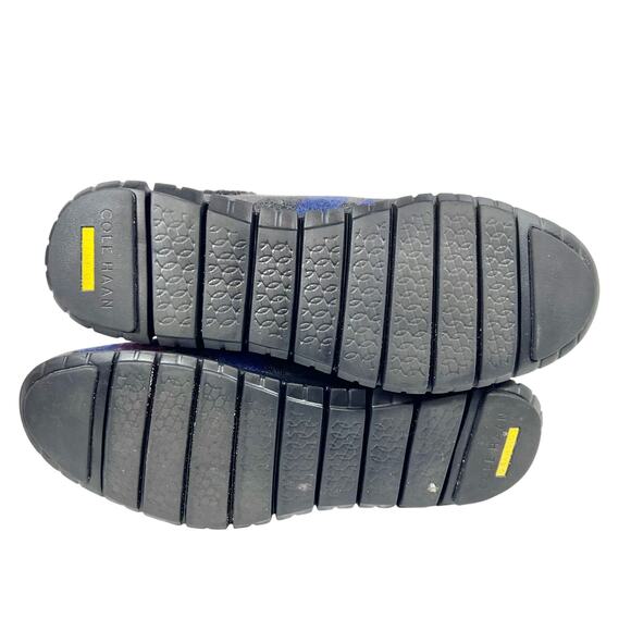 Cole Haan Zero Grand Insulated Wool Booties Women 10.5B Plaid Black Red Blue - Picture 6 of 11